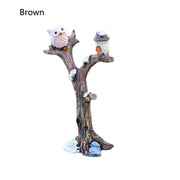 resin tree trunk aquarium ornament, view 2 - MRSLM