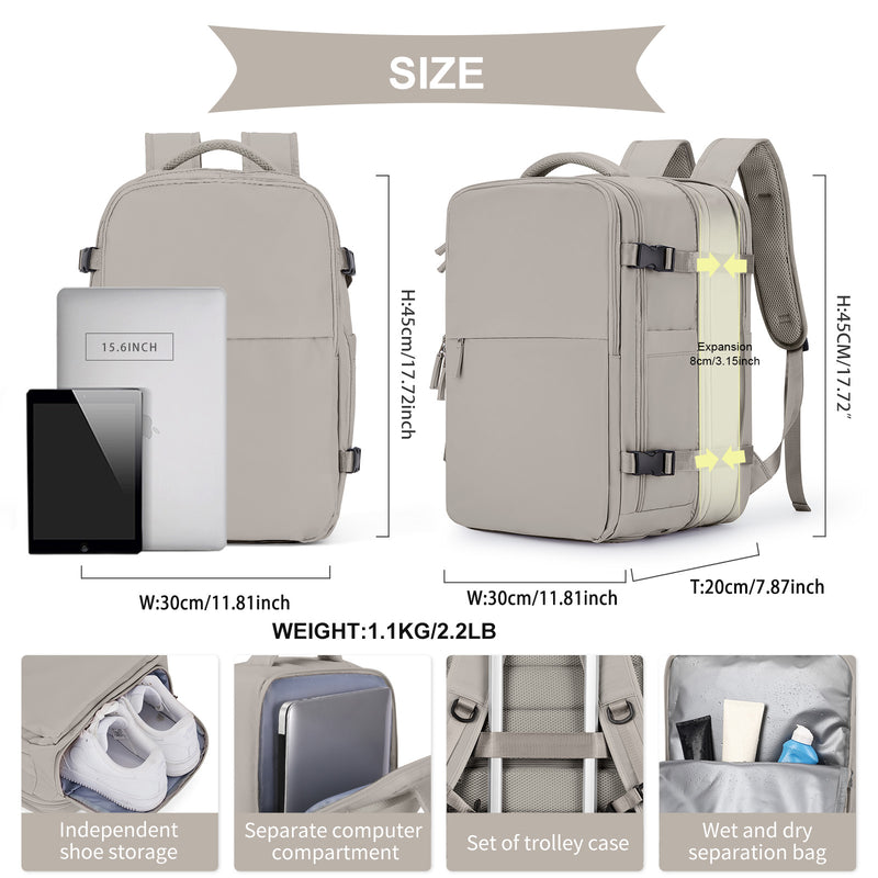 travel backpack 45x30x20, view 5 - MRSLM