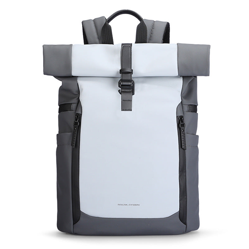 Oxford cloth commute backpack, view 5 - MRSLM