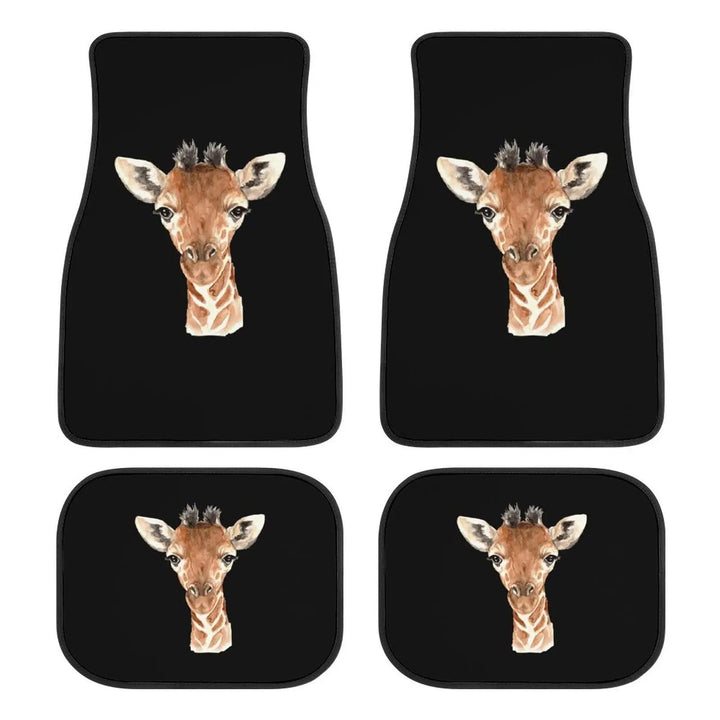 Giraffe Print Universal Car Floor Mats