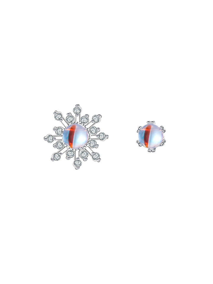 925 Sterling Silver Sun Earrings Female