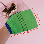 Two-sided bath glove, view 2 - MRSLM