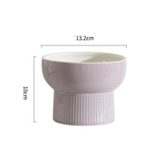 ceramic cat and dog water bowl, view 4 - MRSLM