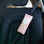 kids seat belt cushion and adjuster set, view 4 - MRSLM