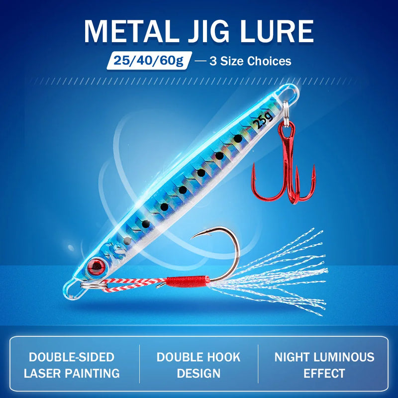 metal jig spoon lure, view 6 - MRSLM