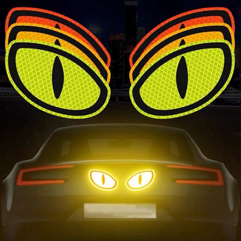 High-Visibility Reflective Safety Stickers for Vehicles