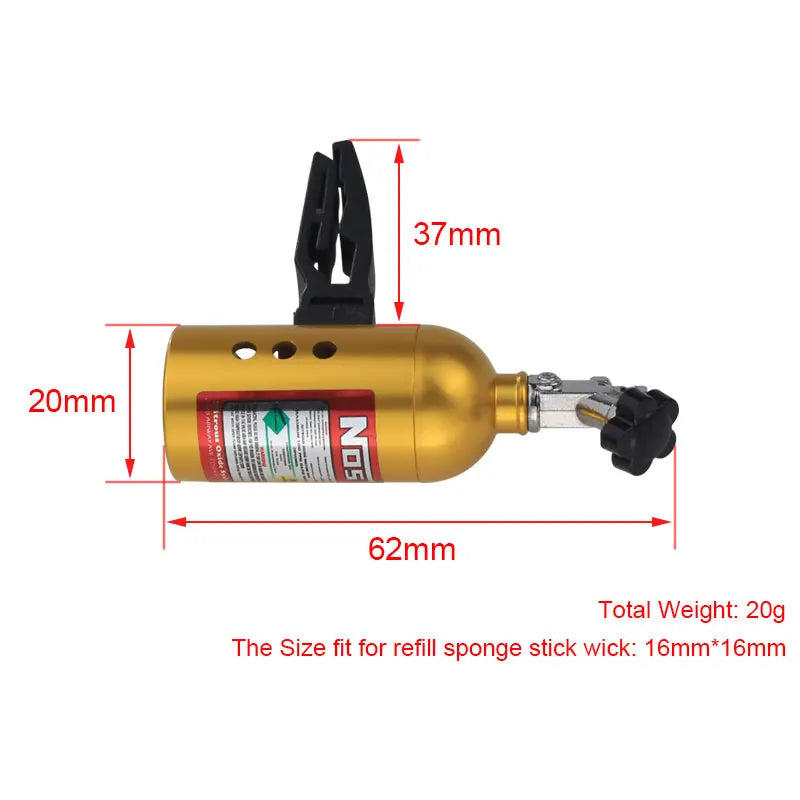 Billet aluminium car air freshener, view 12 - MRSLM