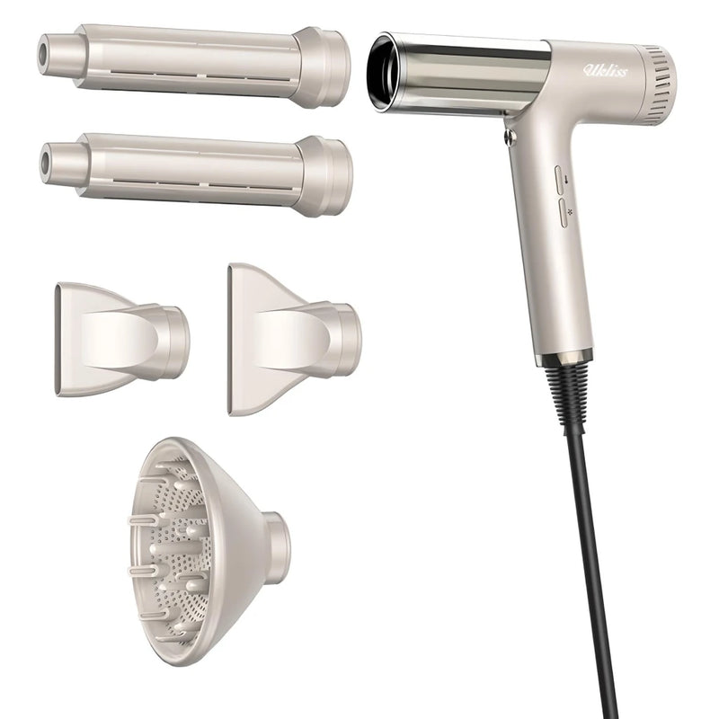 high-speed ionic hair dryer with diffuser, view 2 - MRSLM