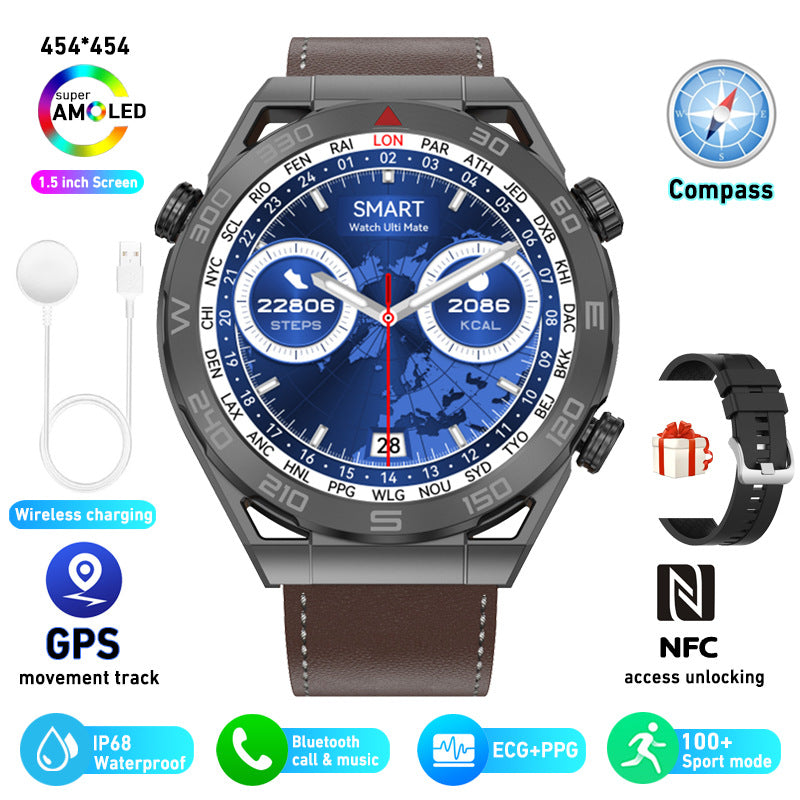 amoled bluetooth calling smart watch, view 11 - MRSLM