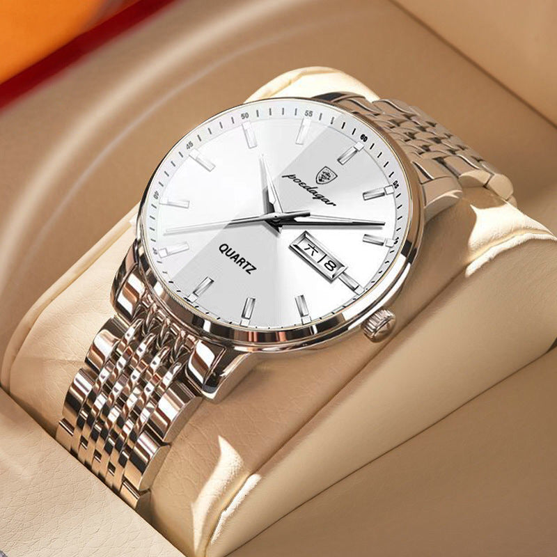 men's business quartz watch, view 5 - MRSLM