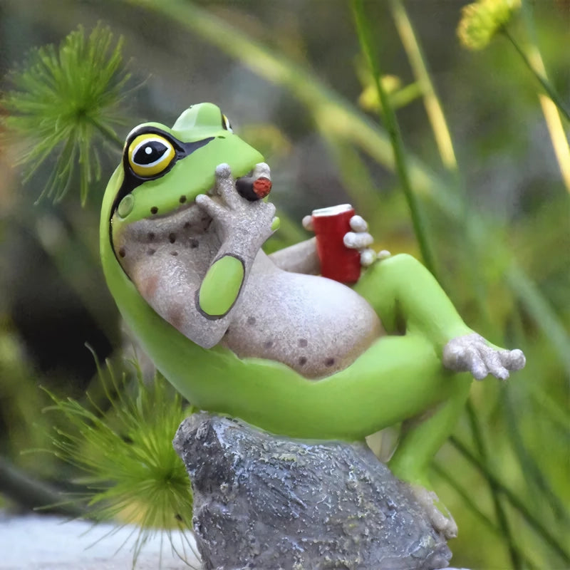 creative frog garden decoration, view 7 - MRSLM