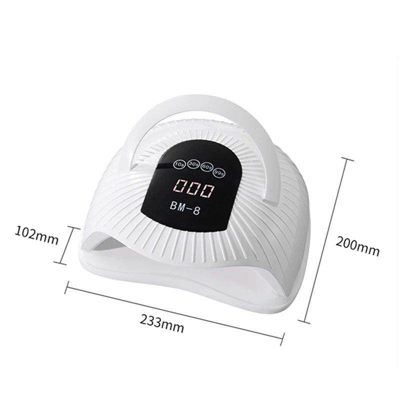 143W UV LED nail dryer lamp, view 10 - MRSLM