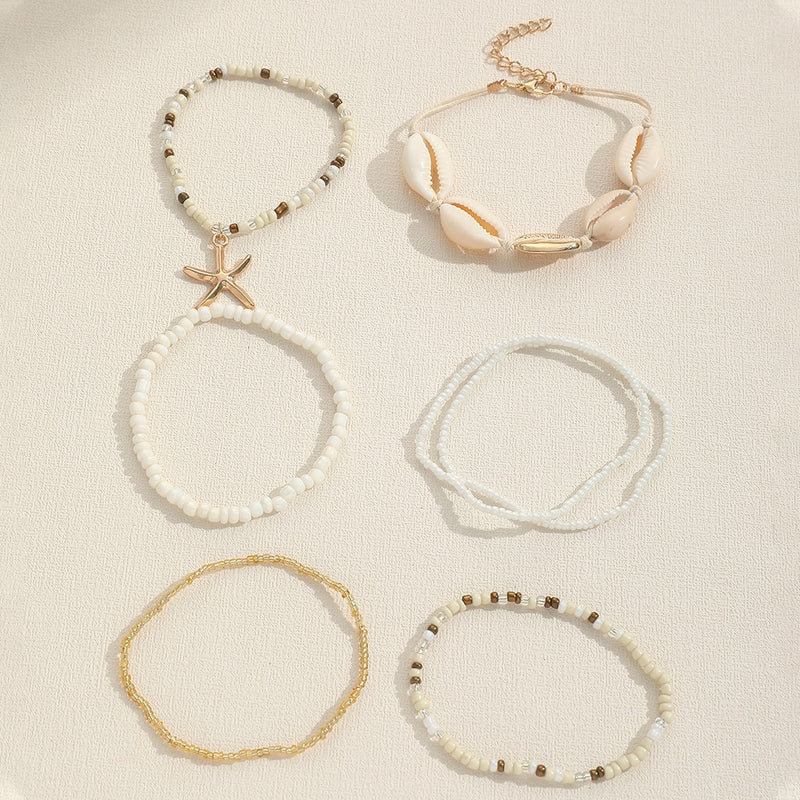 starfish bracelet set, view 8 - MRSLM