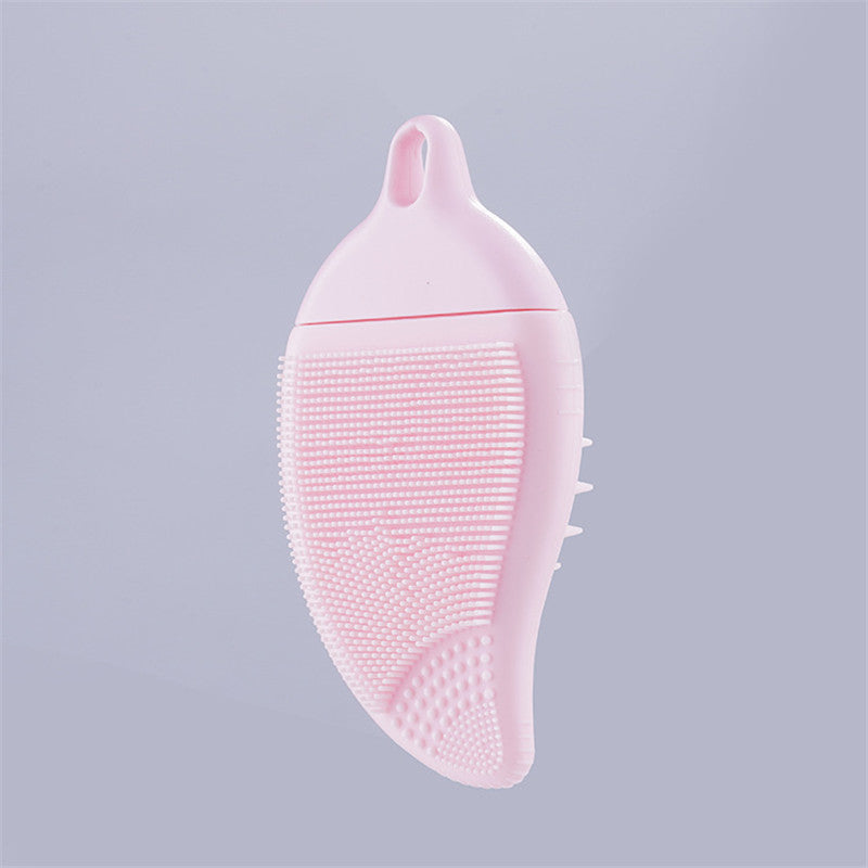 silicone shampoo brush and facial cleanser, view 7 - MRSLM
