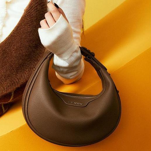 crescent leather crossbody bag - MRSLM