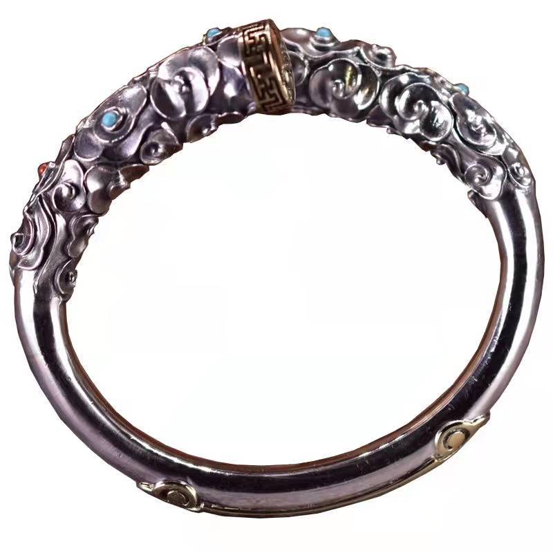 men's retro dinghaishen needle bracelet, view 2 - MRSLM
