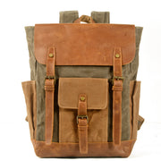 retro canvas backpack, view 9 - MRSLM