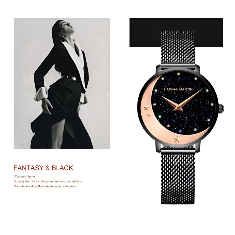 women's quartz watch with rhinestones, view 5 - MRSLM