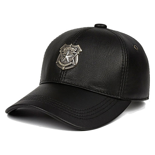 Men's sheepskin leather hat - MRSLM