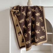 Women's long warm scarf, view 6 - MRSLM