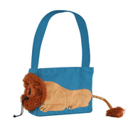 lion-shaped pet carrier bag, view 3 - MRSLM