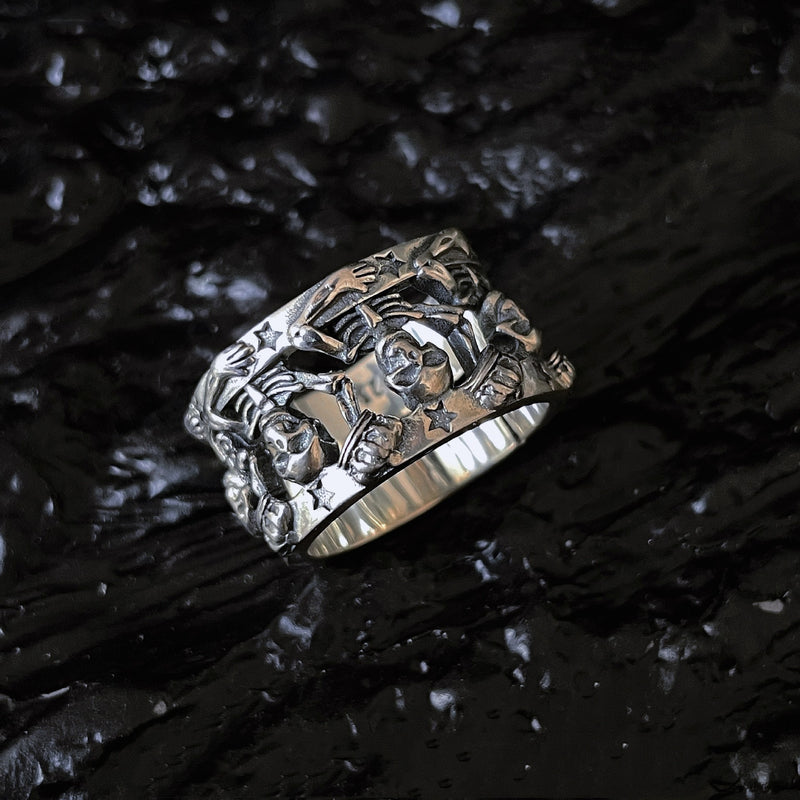 S925 silver personality trend ring - MRSLM