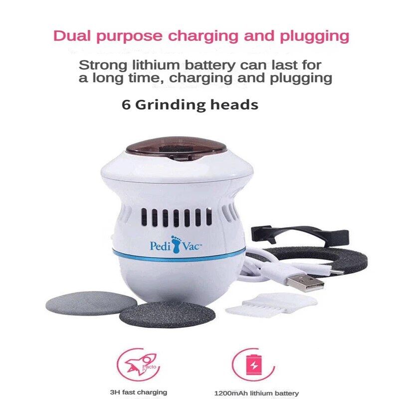 electric foot grinder with vacuum, view 8 - MRSLM
