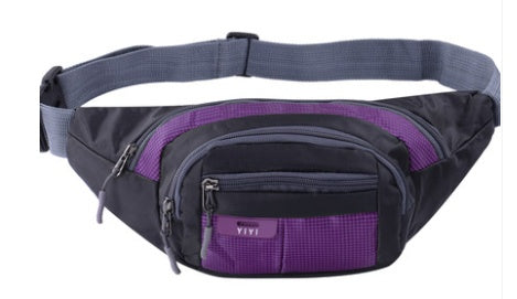 Waterproof Canvas Multi-pocket Phone Chest Bag