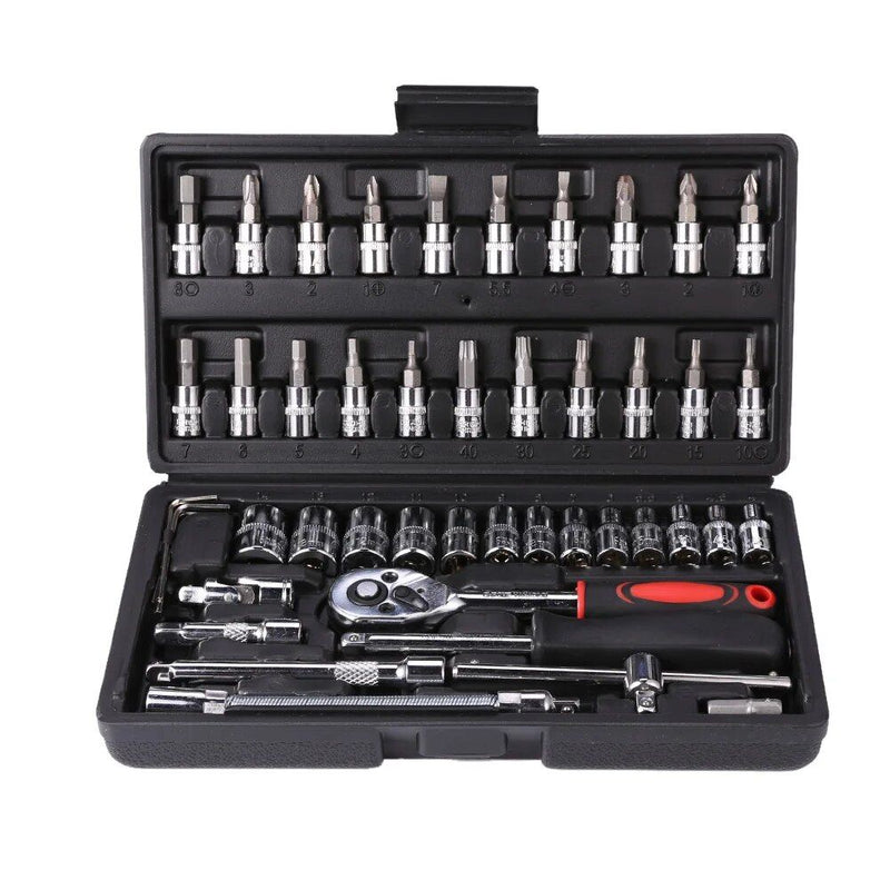 46-piece socket wrench set, view 7 - MRSLM