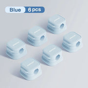 6-pack magnetic cable clips organizer, view 7 - MRSLM