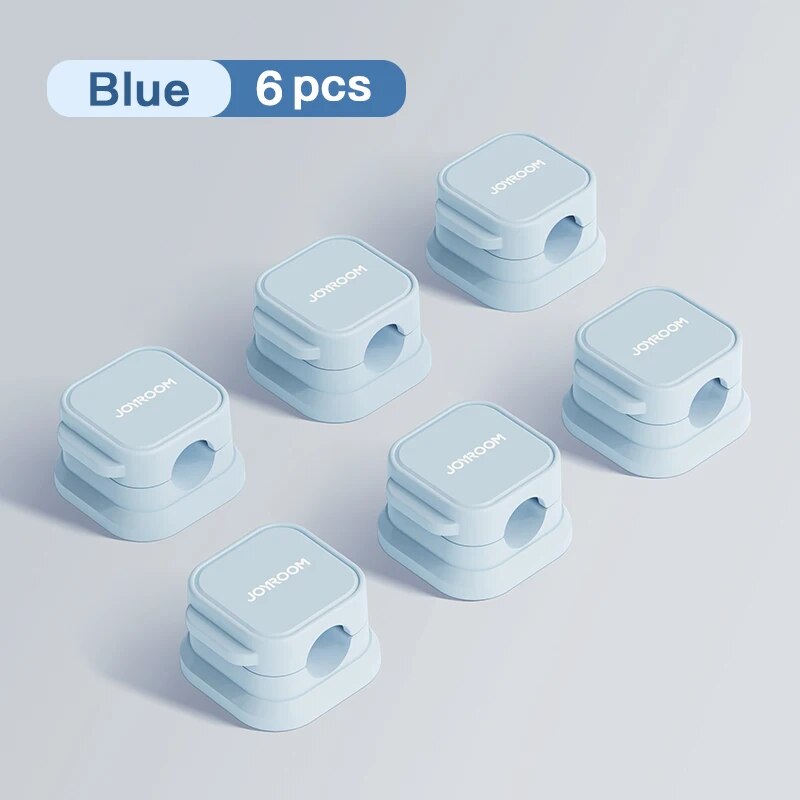 6-pack magnetic cable clips organizer, view 7 - MRSLM
