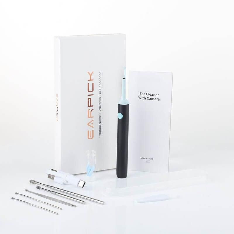Wireless 3.9mm HD Ear Camera: Luminous Ear Cleaner &amp; Otoscope