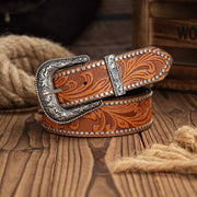 western cowboy pu leather belt, view 9 - MRSLM