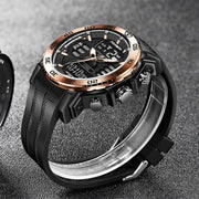 dual display multifunction sports watch, view 5 - MRSLM