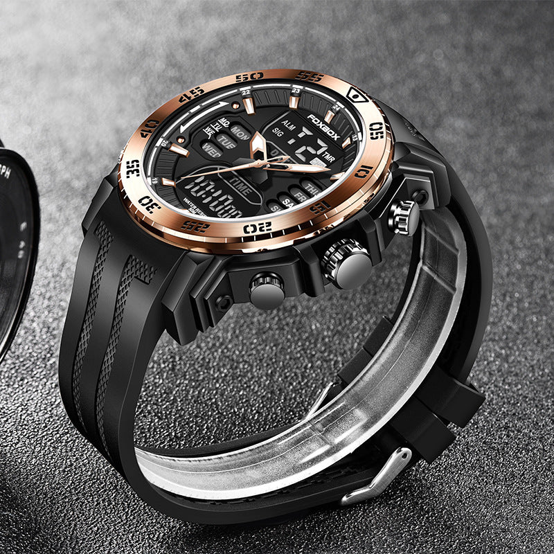 dual display multifunction sports watch, view 5 - MRSLM