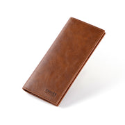 Men's casual long PU leather wallet, view 8 - MRSLM