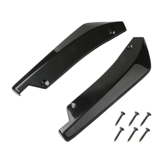 universal car bumper lip spoiler carbon fiber look - MRSLM
