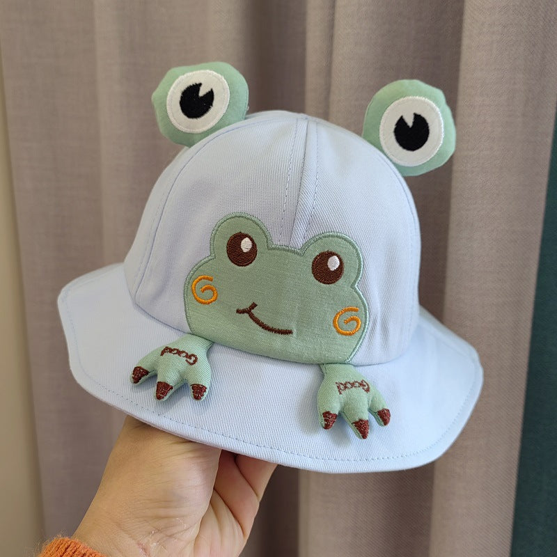 frog baby bucket hat, view 3 - MRSLM