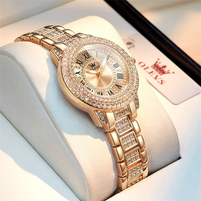 women's stainless steel quartz watch, view 3 - MRSLM