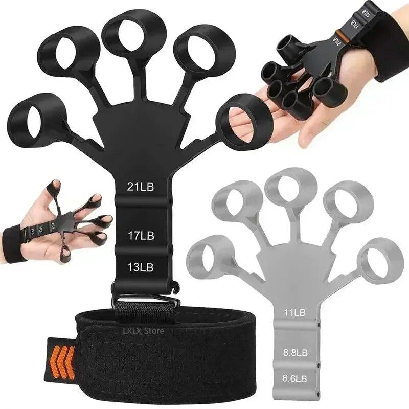 silicone finger strength trainer, view 4 - MRSLM