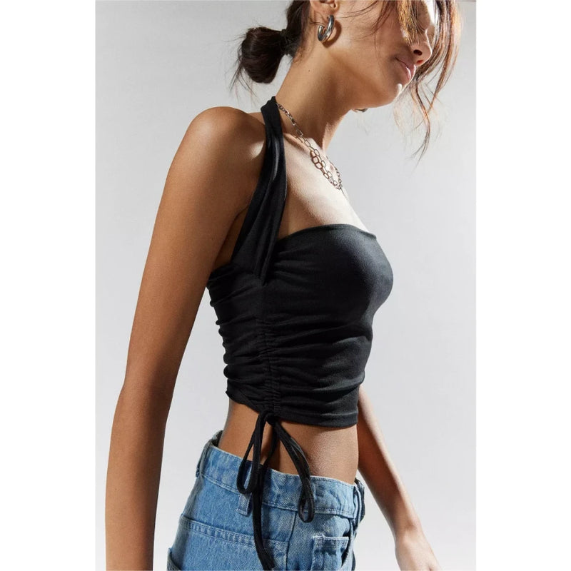 halter crop top, view 19 - MRSLM