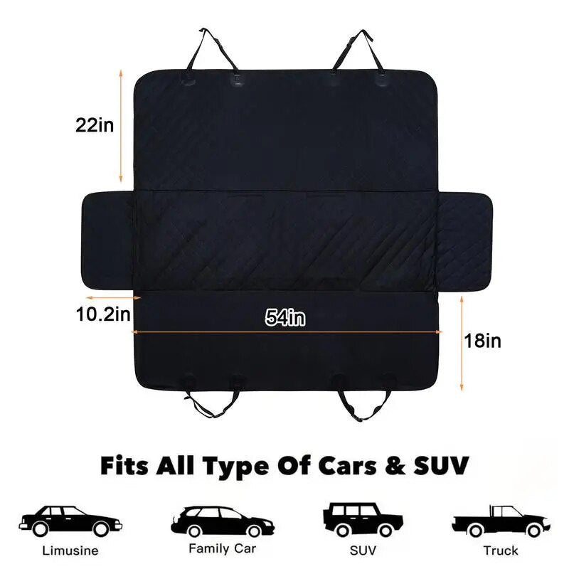 waterproof dog car seat cover, view 9 - MRSLM