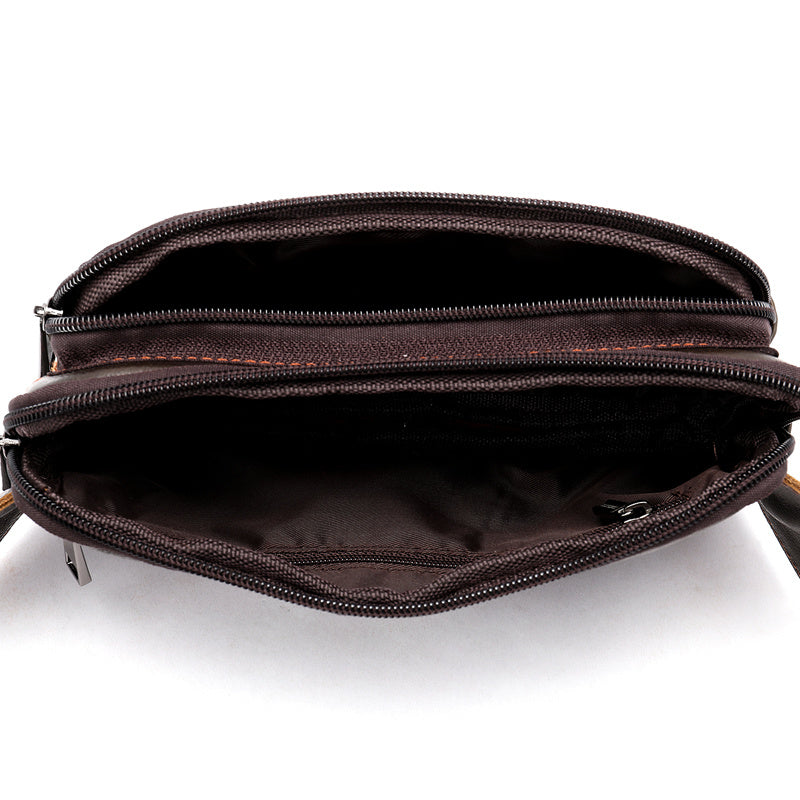 men's leather waist bag, view 2 - MRSLM