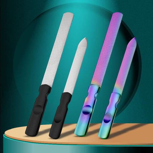 stainless steel double-sided nail file - MRSLM