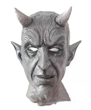 Halloween horn demon latex mask headgear, view 4 - MRSLM