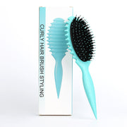 curl defining boar bristle detangling hair brush, view 7 - MRSLM