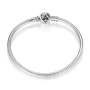 s925 silver snake bone chain bracelet, view 6 - MRSLM