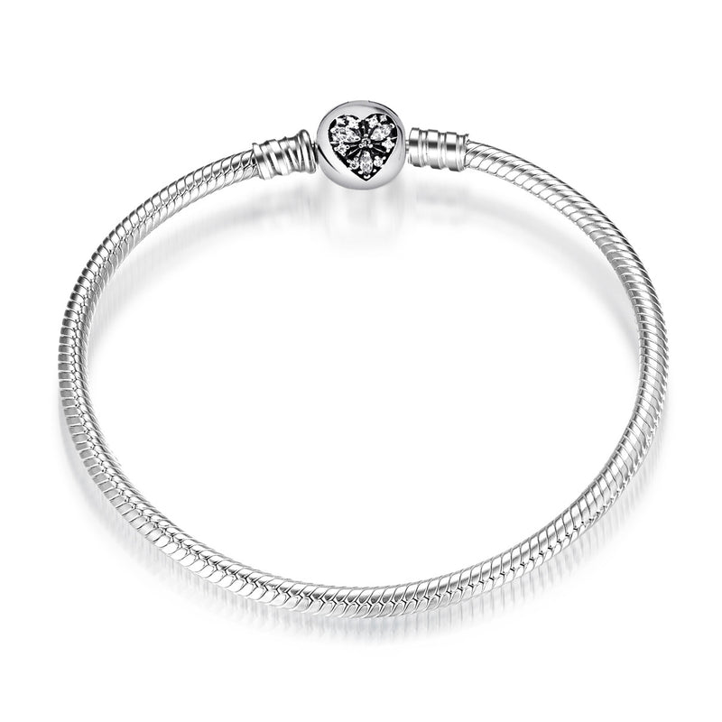 s925 silver snake bone chain bracelet, view 6 - MRSLM