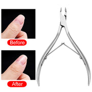 stainless steel cuticle nipper, view 3 - MRSLM