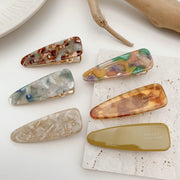 chic marble hair clips 2pcs - MRSLM